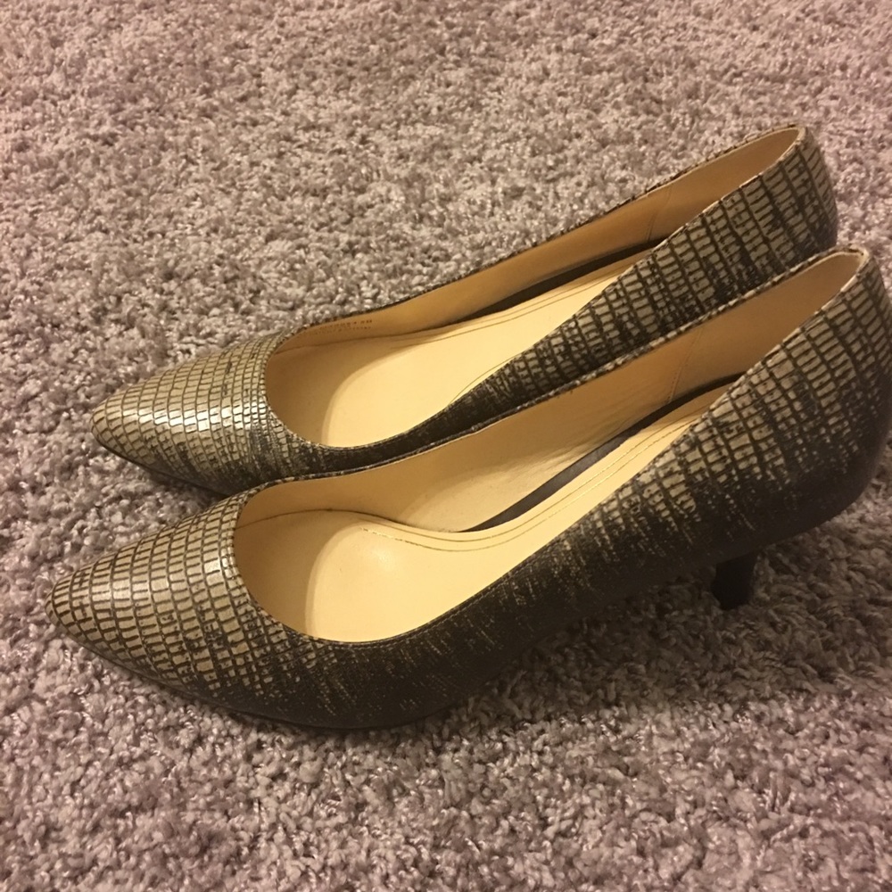 Cole Haan Nike Air snakeskin heels